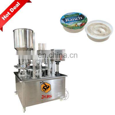 High Speed Dipping Sauce Cup Filling and Sealing Machine Salad Dressing Cup Filling Machine