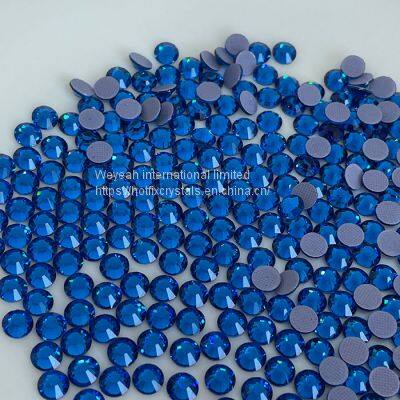 Factory direct sale of hot fix crystal rhinestones bulk in flat back stones