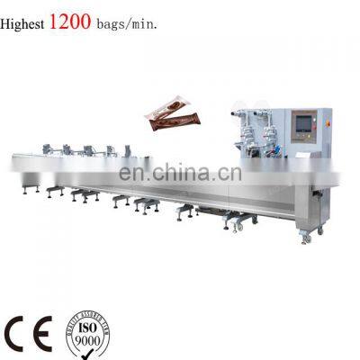 horizontal pillow pack Machine High Speed Chocolate Bar Packing Machine