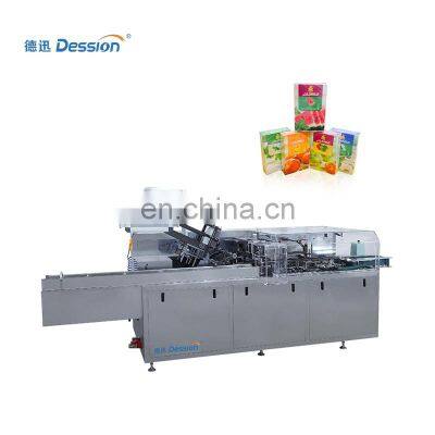 Horizontal Shisha Hookah Tobacco Cartoning Machine High Speed Automatic 50g cartoner Packaging 100 Box/min