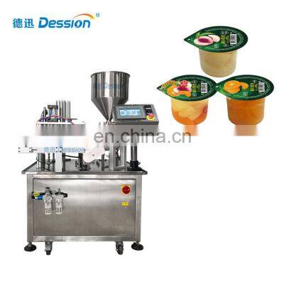 Automatic Pudding Cup Filling Machine Fully Auto Cup Filling Machine