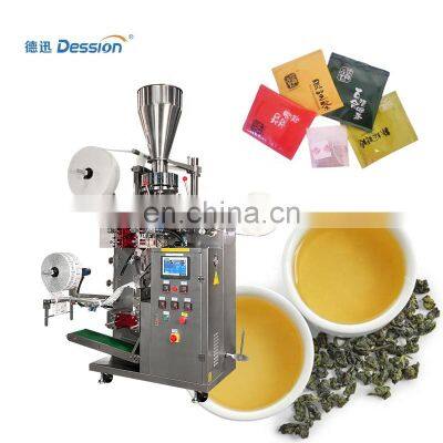 easy to operate small sachets tea bag packaging machine with string tea bag manufacturing packing machine