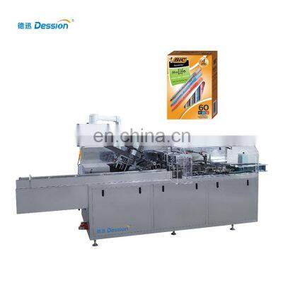 High productivity box cartoning packing machine full automatic pen cartoning machine