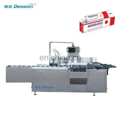 High Speed Ointment Cartoning Machine Ointment Box Packing Machine With Drug Instructions Automatic Feeding Device