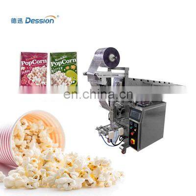 Semi-automatic small vertical chain bucket popcorn packing machine with nitrogen