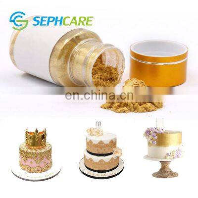 Bakery Ingredients Decorations cake sprinkles Gold Metallic Luster Dust powder Food Grade Pigments