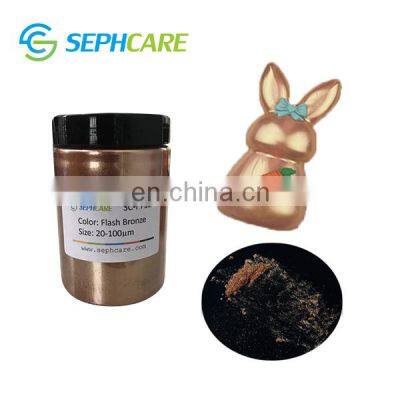 Edible Beverage Luster Glitter Dust Cupcake Pearls Rose Gold Food Grade Brew Glitter Color Ingredients