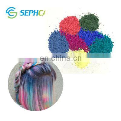 Hair colors temperature change dyeing pigment