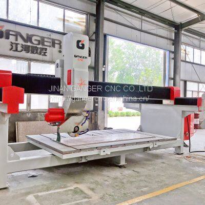 Stone cutting Bridge saw 5 axis GQ-3220D for marble granite sintered stone porcelain