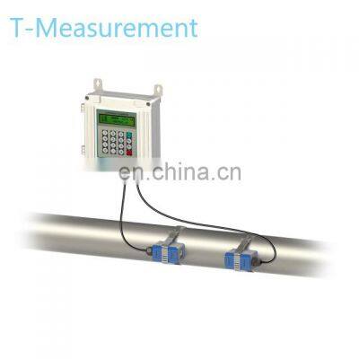 Taijia TUF-2000SW clamp on Fixed ultrasonic flow meter for water liquid ultrasonic flow meter