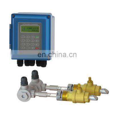 Taijia 4-20ma output industrial water flow meter prices online Transit-time ultrasonic flow meter portable