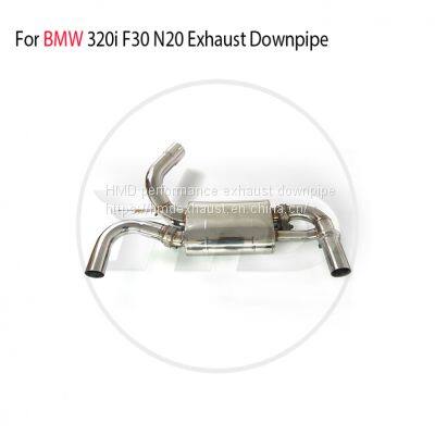 Stainless Steel Exhaust Pipe Manifold Downpipe is Suitable for BMW 320i F30 N20 Auto Modification Electronic Valve whatsapp008618023549615