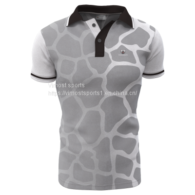 Customized Sublimation Polo Shirt with Short Sleeves Design for You