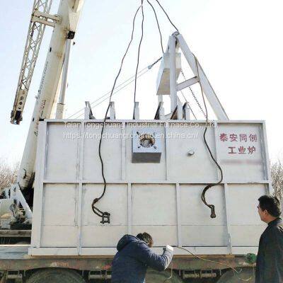 Rectangular furnace, aluminum smelting, copper smelting, forging equipment, Model full feeding, fast slag, convenient, large-scale recycled aluminum smelting furnace