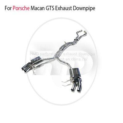 Stainless Steel Exhaust Pipe With Manifold Full Set for Porsche Macan GTS Auto Modification Electronic Valve whatsapp008618023549615