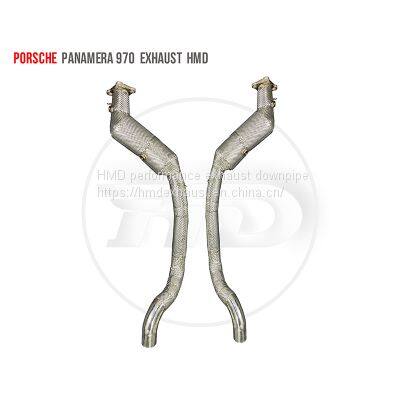 Exhaust Manifold Downpipe for Porsche Panamera 970 Car Accessories With Catalytic converter Header intake manifolds whatsapp008618023549615