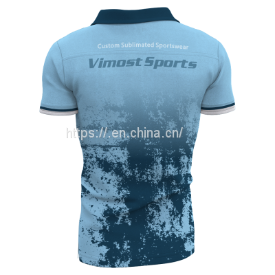 Customized 2022 Men's Polo Shirts From 100% Polyester.