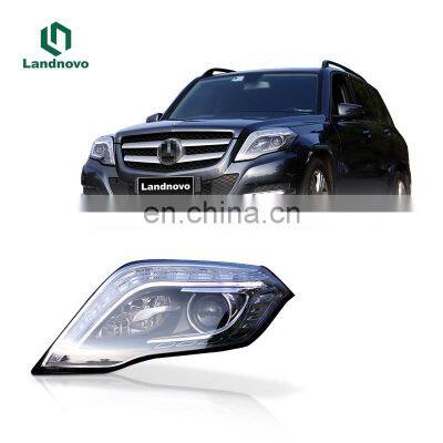 landnovo Hot sale Modified LED car headlight for 13-15 mercedes w204 GLK head lamp