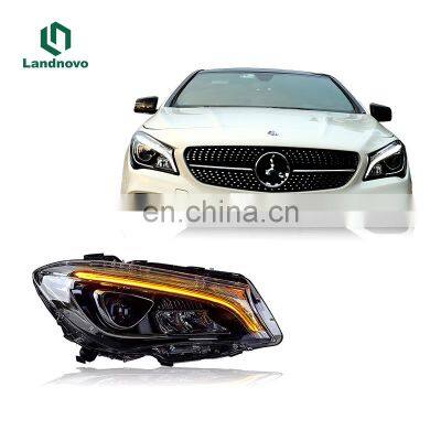 landnovo Auto lighting system used assembly car headlight for 2017-2019 Mercedes benz W117 CLA head lamp