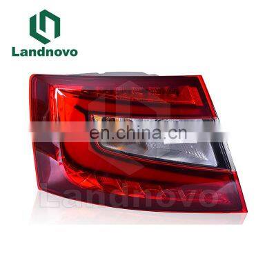 Landnovo new design car body parts led rear light assembly with turn signal for Skoda Octavia 2015-2017 led car tail light