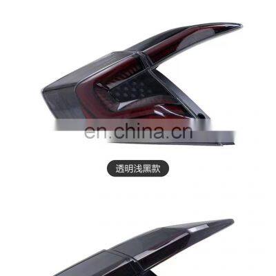 Landnovo hot selling body parts modified car reversing parking car Star Design rear light for Honda Civic led taillight