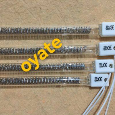 High quality infrared lamps 1500w lamps for drying paint quartz heating tube
