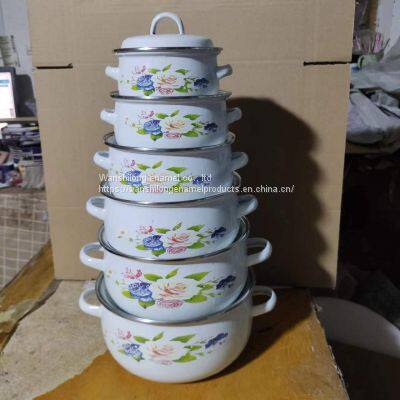 CASSEROLE SET enamel cookware set