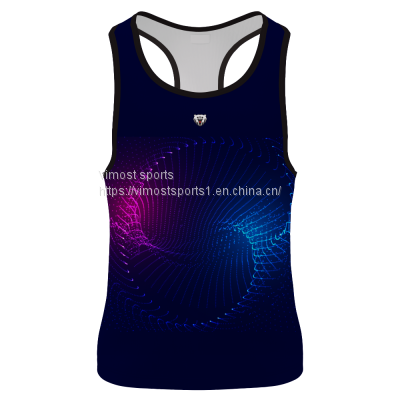 Customized Singlet of Good Quality with Number 13 on the Back