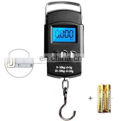 Byloo 10kg 15kg 20kg 25kg 30kg 35kg 40kg 45kg 50kg mini digital electronic hanging travel luggage weighing scale fishing scale