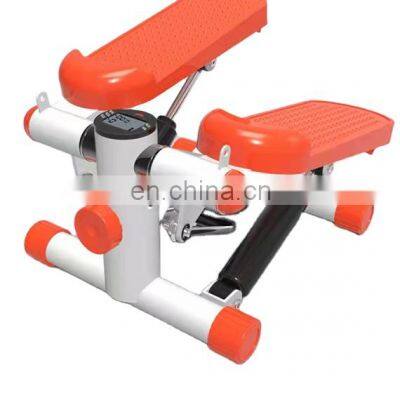 safety portable no noise aerobic leg exercise machine durable fitness stair walker stepper with resistance bands