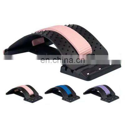 2022New Lower Back Massager Device Adjustable Spine Pain Relief Magnetic Posture Lumbar Support Back Board Massager Stretcher