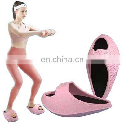Lose Weight Exercise Toning Shoes Women EVA Swing Platform Wedge Sport Slimming Fitness Shoes Summer Slip On Walking Slippers
