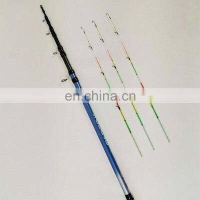 Pure carbon fiber tele feeder rods 3.0m 4.0m with 3 action tips