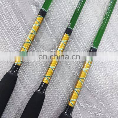 2.1m 2.4m 2.7m Spinning Fishing Rod, 2 Sections solid Transparent Fiberglass Fishing Rod