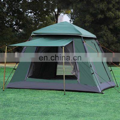 Outdoor High quality 3-4 Person Automatic Camping Tent Quick Opening Waterproof Tent Double Layer Family Party Tent