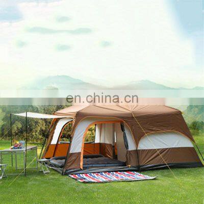 Multi-person group outdoor waterproof glamping tents 8-10person Big camping tent