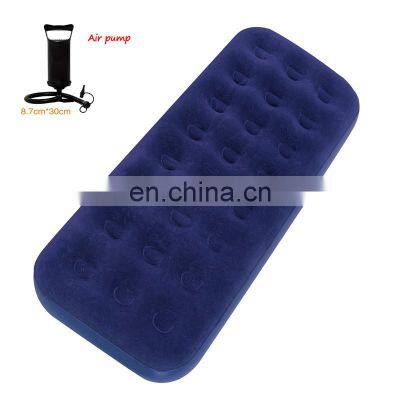 2021 High Quality Inflatable Double Sleeping Pad Camping Mat Outdoor Foldable Air Bed Beach Inflatable Cushion Camping Sleeping