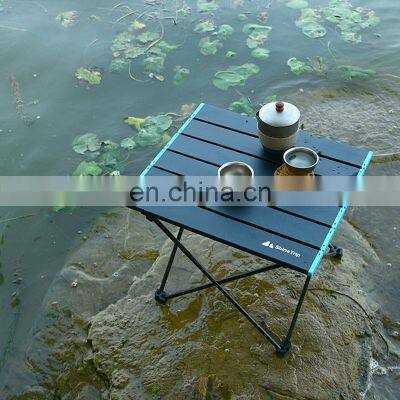 Hot Sale Lightweight Roll Up Aluminum Folding Camping Table Picnic Portable Aluminum Garden Table