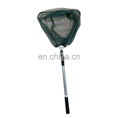 Cheap Extended Telescopic Flying Hand Net Aluminum Alloy Folding Nylon Fishing Landing Nets