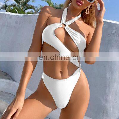 Cheap Swimsuit One Piece Sexy Bikini Crochet Micro Girl Bikini Beachwear Swimwear Women