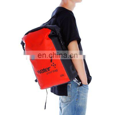 25L Custom Logo Boating Floating Hiking Outdoor PVC Ocean Pack Waterproof Dry Bag Water Sports Ocean Pack