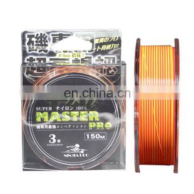 quality 150M super nylon monofilament fishing nylon line strong