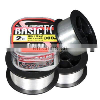 Factory Wholesale Fishing Leading Sub Line Sunline Basic FC 300m Fluorocarbon Fishing Line