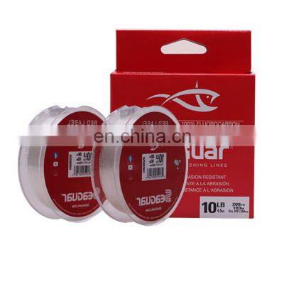 japanese red seguar strong soft fish line elastic 100% fluorocarbon fishing line