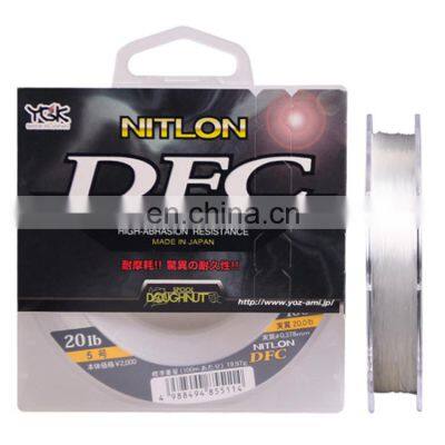 Japanese Imported YGK DFC 70m 100m flurocarbon 100% fishing lines florocarbon fishing line