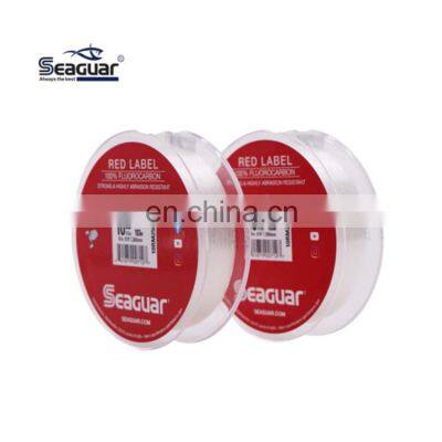 New 183m Fluorocarbon Fishing Line Outdoor High Abrasion SEAGUAR RED LABEL Carp Carbon Fishing Line