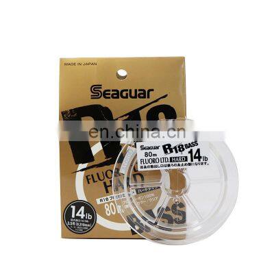 Seaguar R18 Fluoro ltd HARD 80m Fluorocarbon Line Super Strong for fishing tackle Fly Fishing Line