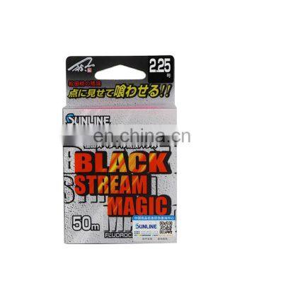 SUNLINE SP MAGIC 50m fluorocarbon leader fishing tackle japan fish line water saltwater fishing line spooler