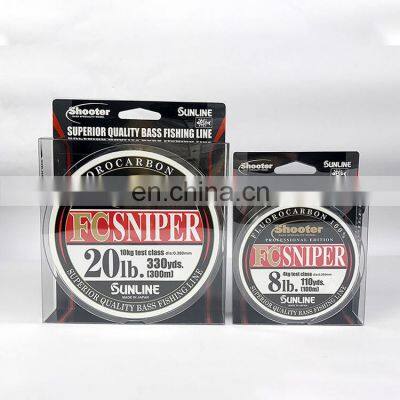 SUNLINE FC SNIPER 150m lure fluorocarbon 100% clear fluorocarbon coating fishing line
