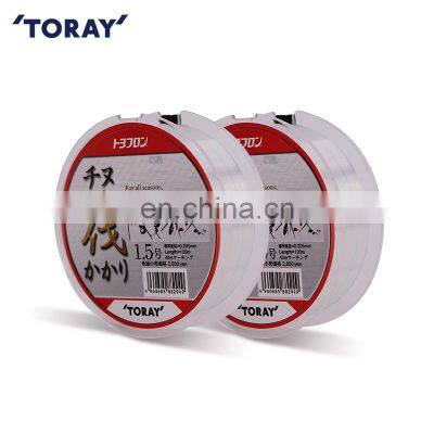TORAY Transparent Fishing Line Super Strong 120m Fishing Tackle Non-Linen Multifilament